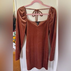 Forever 21 | Corduroy Dress | Burnt Orange | Size M